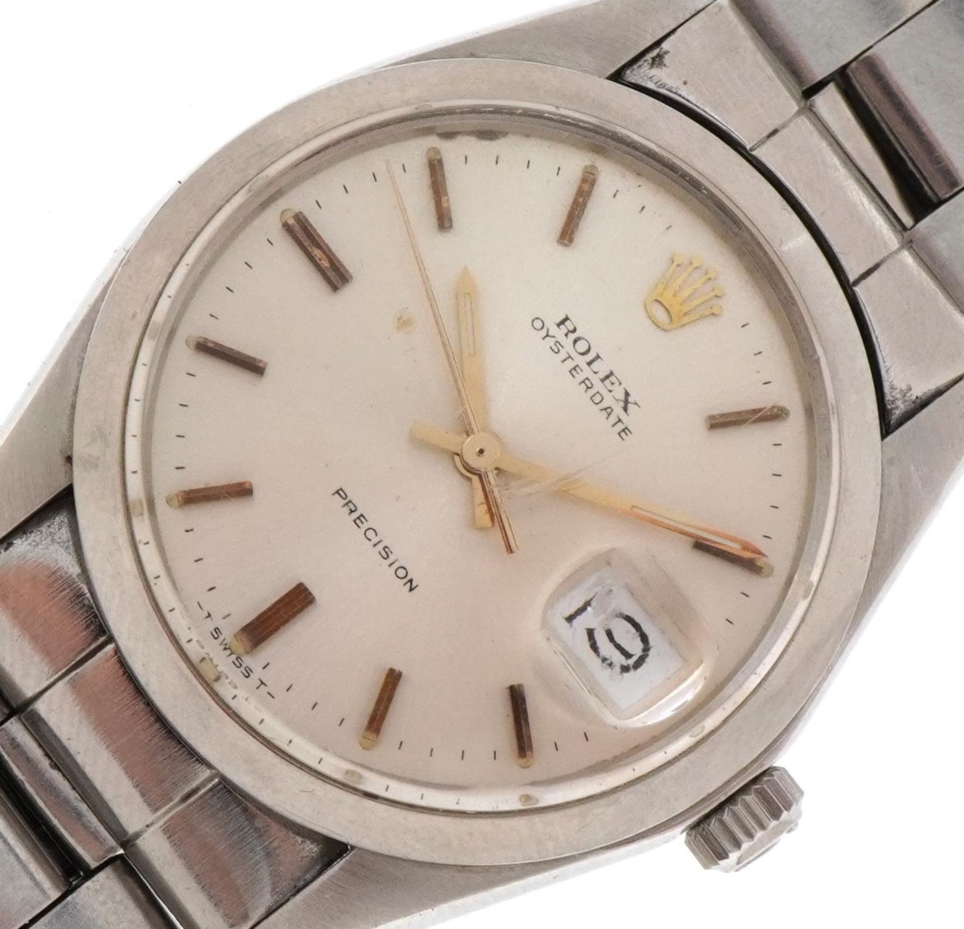 Rolex, gentlemen's Rolex Oysterdate wristwatch with certificate and paperwork housed in a Lassale
