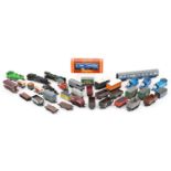 Collection of OO gauge model railway locomotives, wagons and tankers including Hornby Thomas the