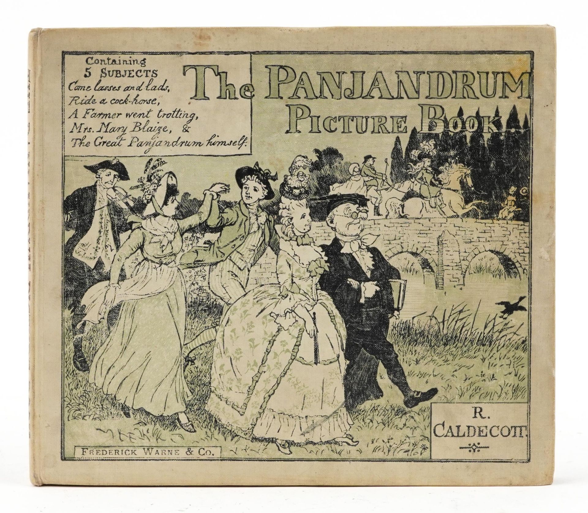 Caldecotts The Panjandrum Picture book with coloured plates, published by Frederick Warne & Co : For