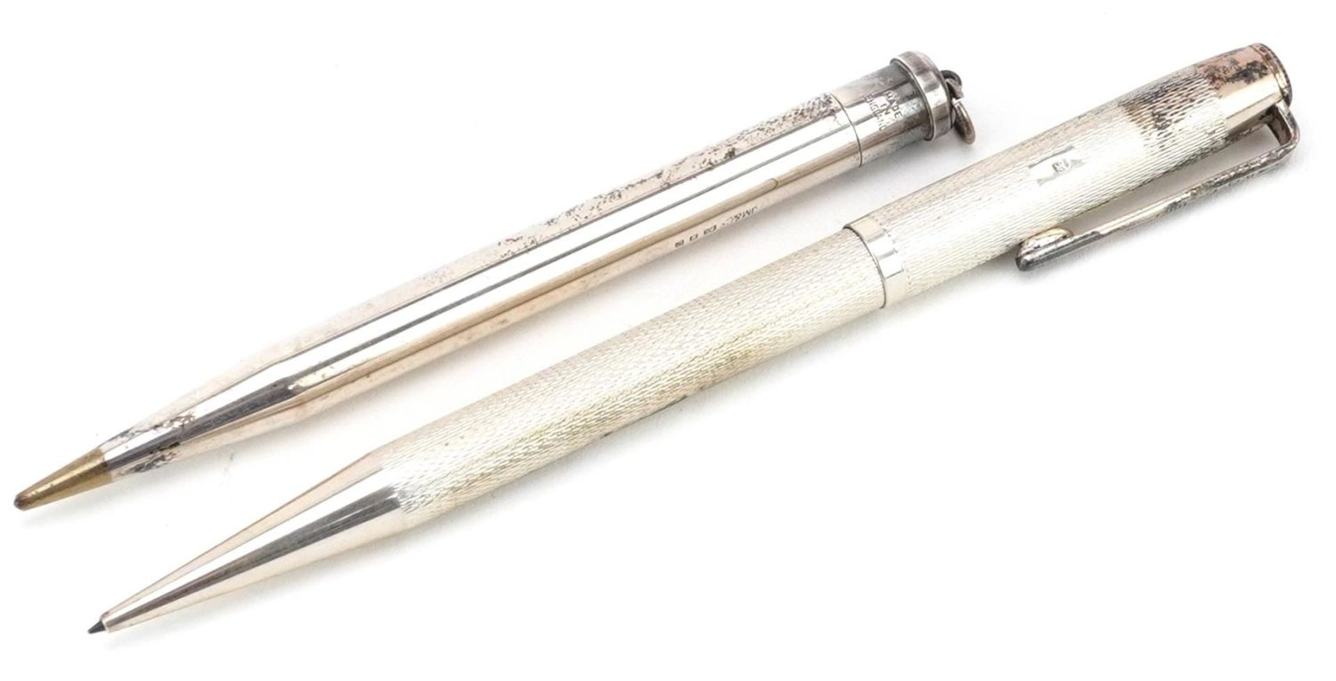 Two silver propelling pencils with cases comprising Yard-O-Led and Yard-O-Lett : For further - Image 2 of 5