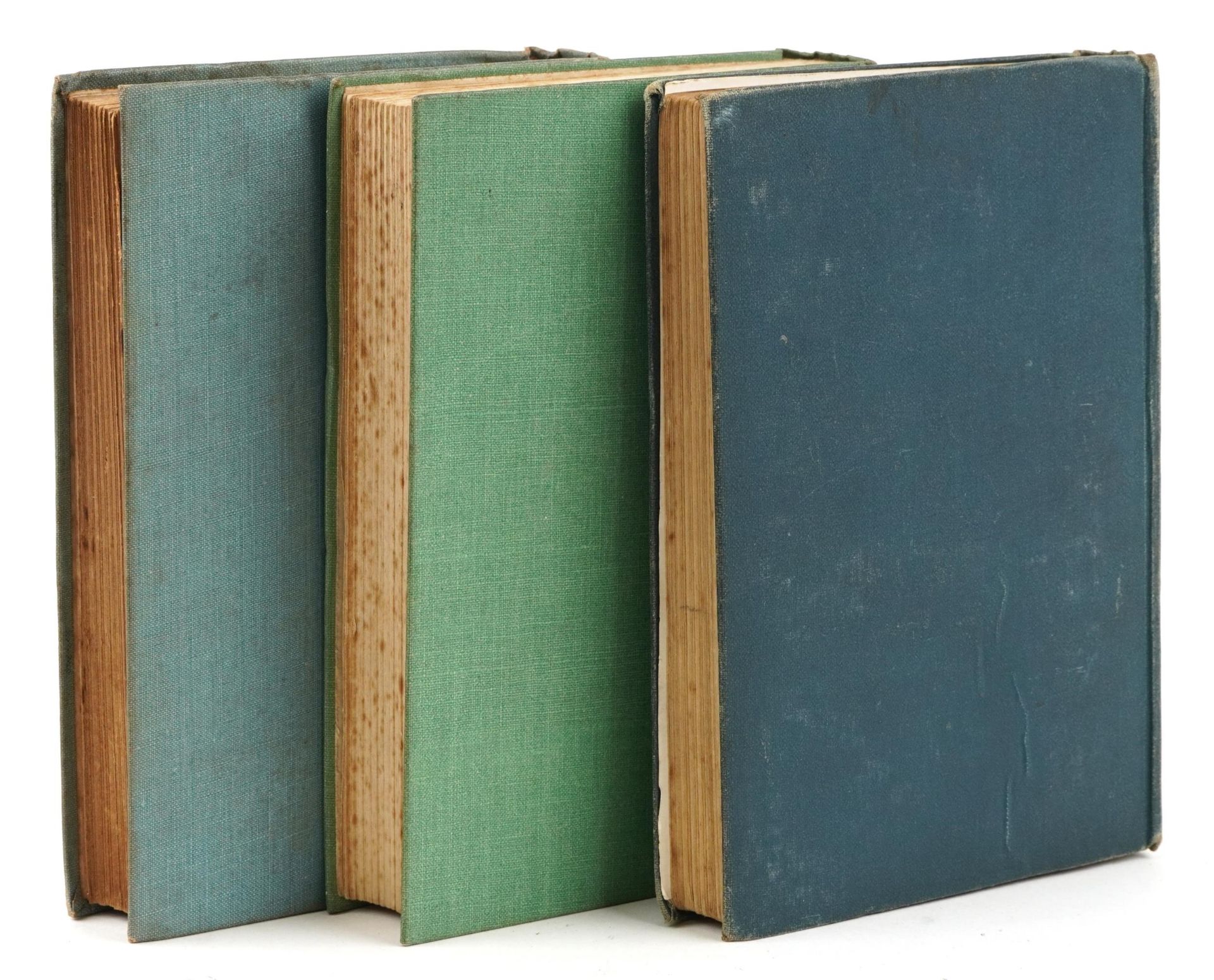 Three Jules Verne hardback books comprising Round the Moon, The Cryptogram and Tiger's & - Bild 2 aus 2