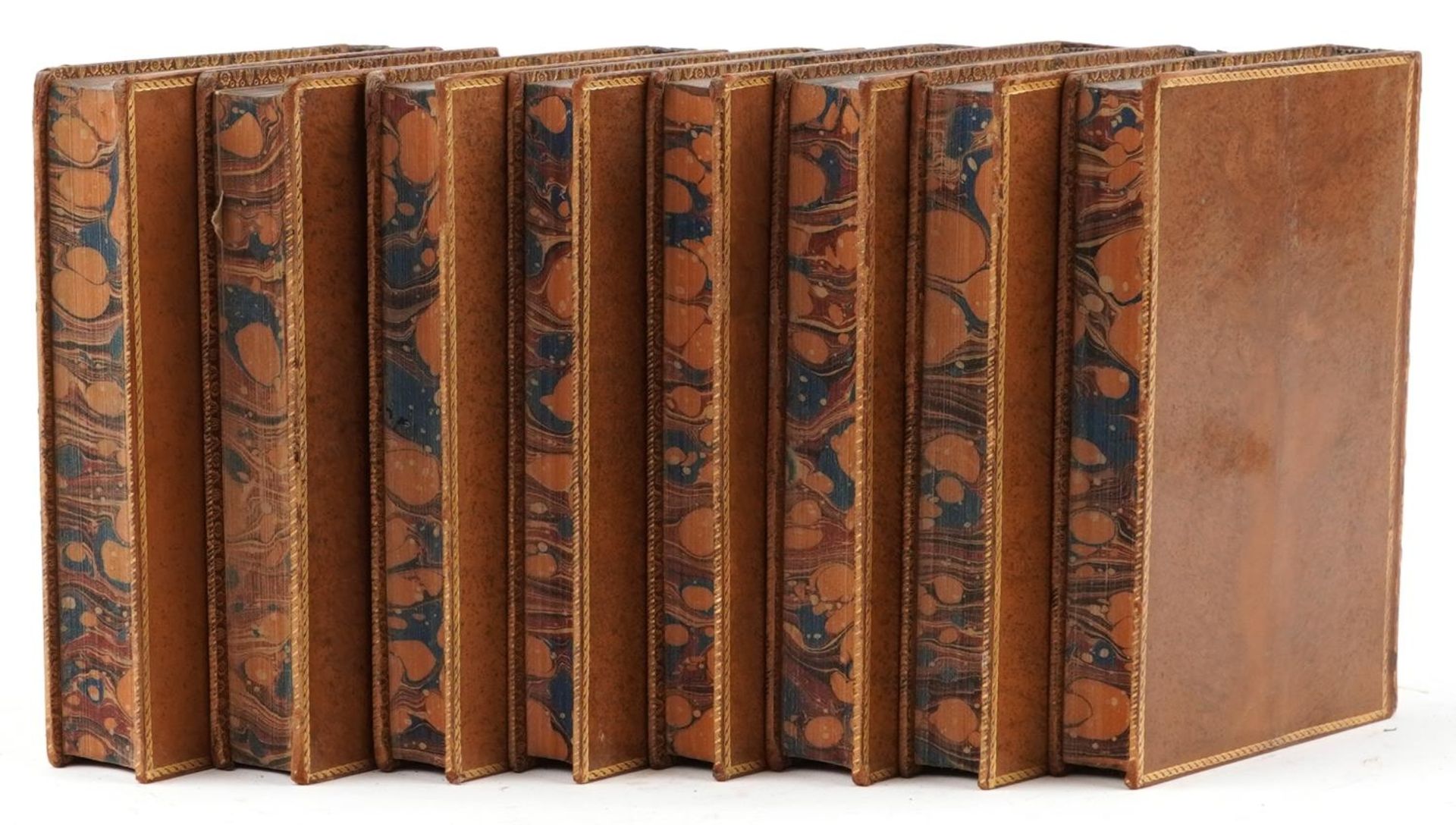 The History of England from the Ascension of James II, set of eight mid 19th century leather bound - Image 3 of 3