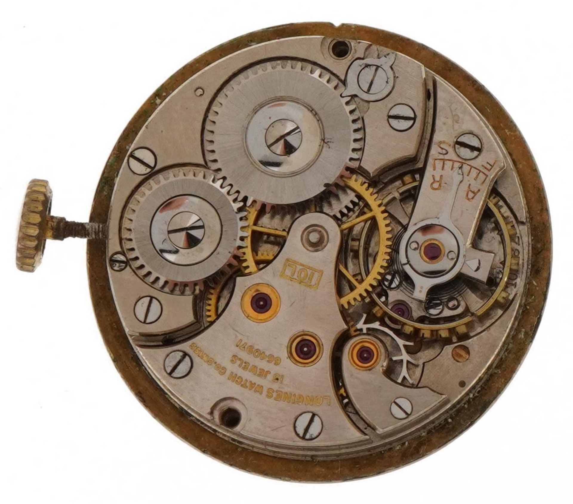 Longines, gentlemen's 10k gold filled manual wristwatch with subsidiary dial, the movement - Image 5 of 7