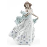 Lladro porcelain Summer Serenade 6193 figurine, 31cm high : For further information on this lot