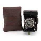 Vintage Zeiss Ikon Compur-Rapid folding camera with case : For further information on this lot