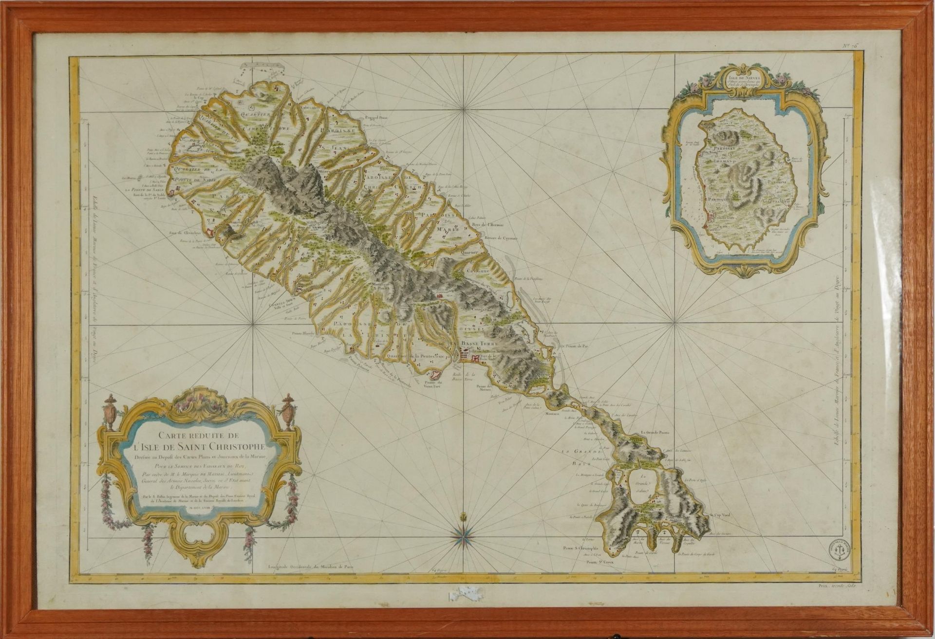 Two antique hand coloured maps comprising The West Indies by G H Swanston and a French example - Image 3 of 7