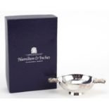 Hamilton & Inches, Scottish silver quaich with thistle design handles and box, Edinburgh 2004, 13.