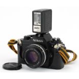 Nikon EM camera : For further information on this lot please visit Eastbourneauction.com