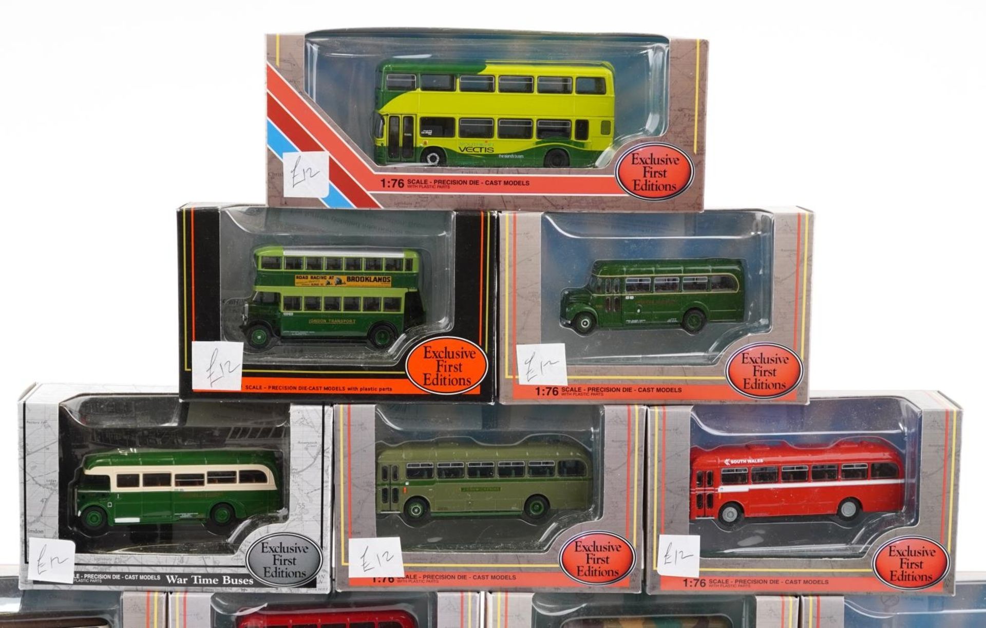 Nineteen Exclusive First Editions 1:76 scale diecast buses with boxes : For further information on - Image 2 of 4