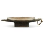 Tribal interest African Zulu Ugqoko wooden meat tray, 37cm wide x 7cm high : For further information