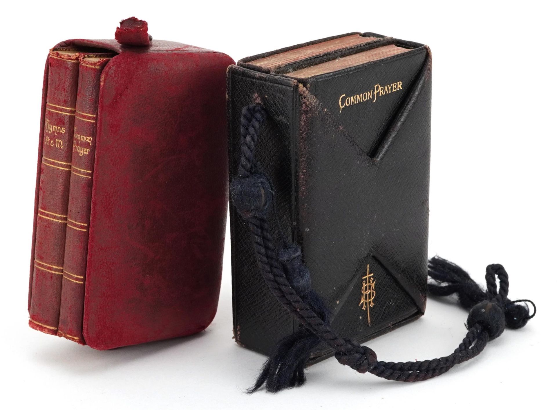 Leather bound Hymns Ancient & Modern, London printed William Clowes & Sons, Common Prayer & Hymns