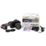 Boxed Canon EOS 20D with accessories : For further information on this lot please visit