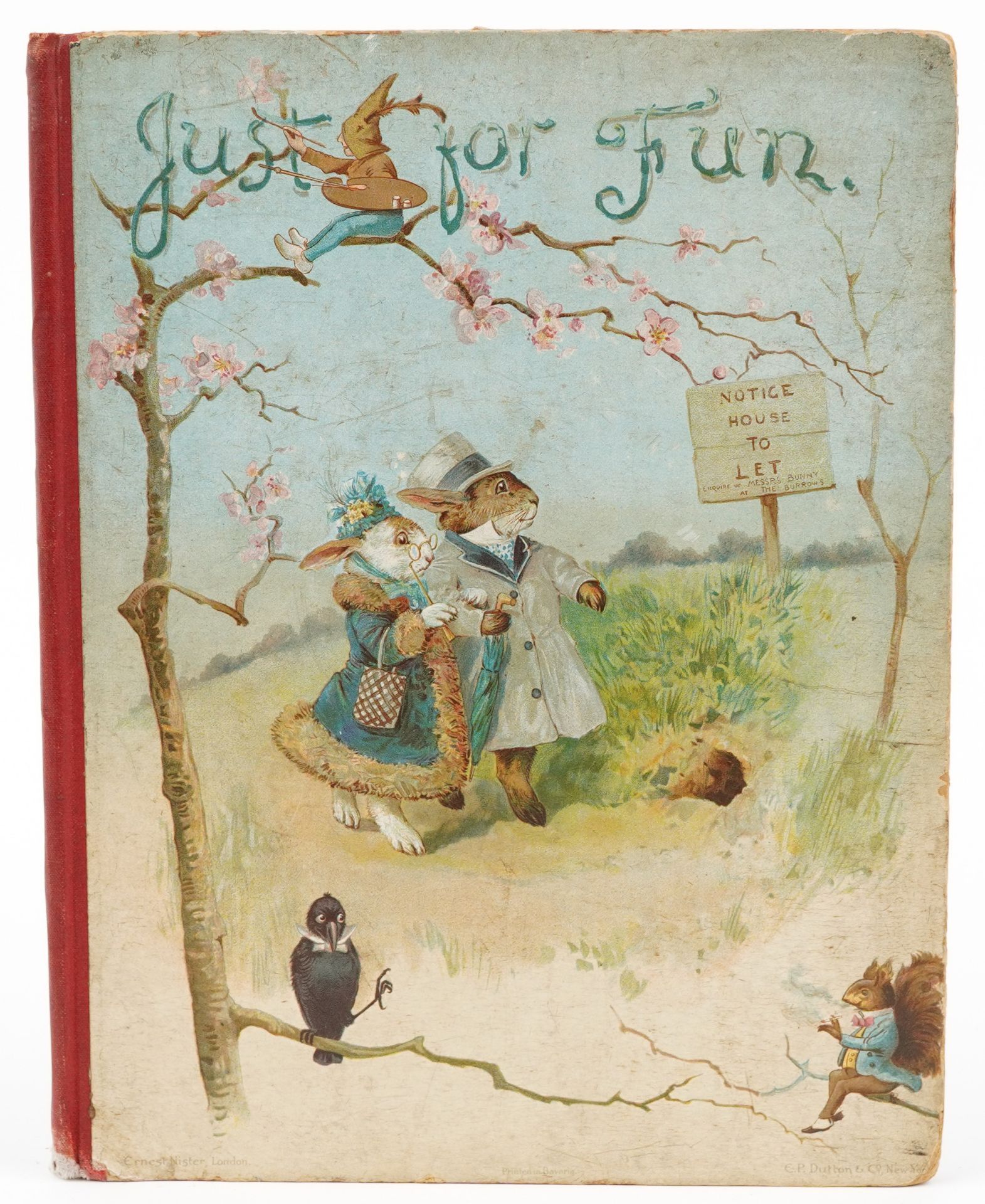 Children's books Bobby Robin and Just for Fun, published by Ernest Nister with coloured plates : For - Image 7 of 10