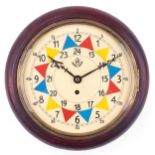 RAF design wall clock with painted dial, 33cm in diameter : For further information on this lot