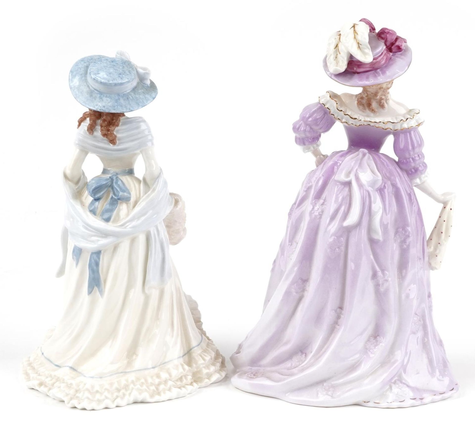 Two Coalport Femmes Fatales figurines comprising Mrs Fitzherbert limited edition 291/12500 and - Bild 2 aus 3