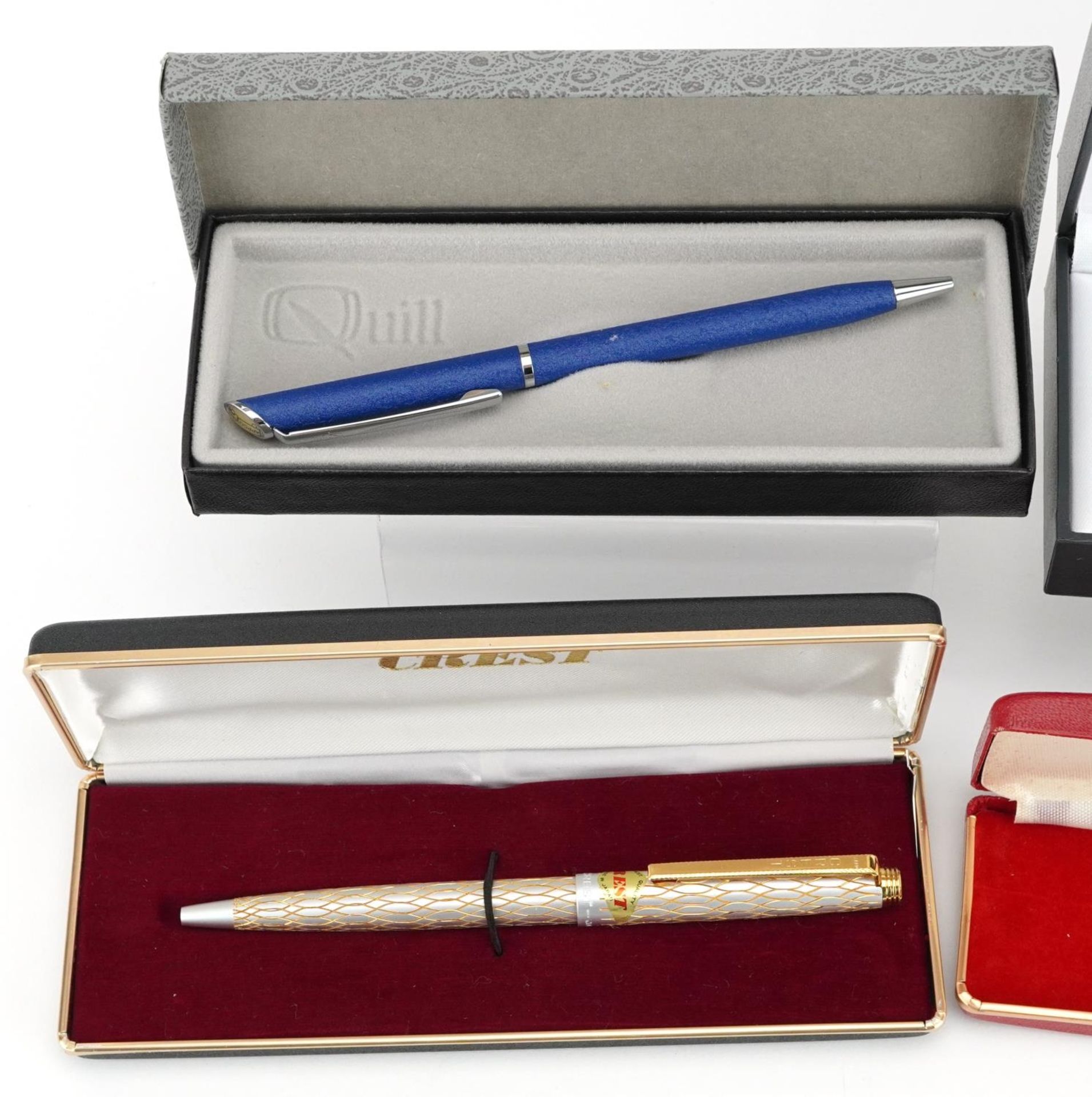 Four pens and pencils with boxes including a Parker Frontier : For further information on this lot - Image 2 of 5