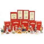 Fourteen Royal Doulton Bunnykins figures, some with boxes, including Lawyer Bunnykins, Randolph