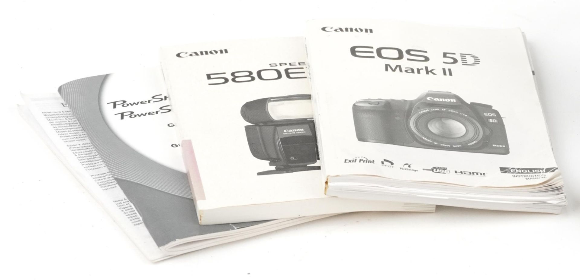 Canon EOS 5D MK2 camera with accessories and booklets : For further information on this lot please - Image 2 of 4