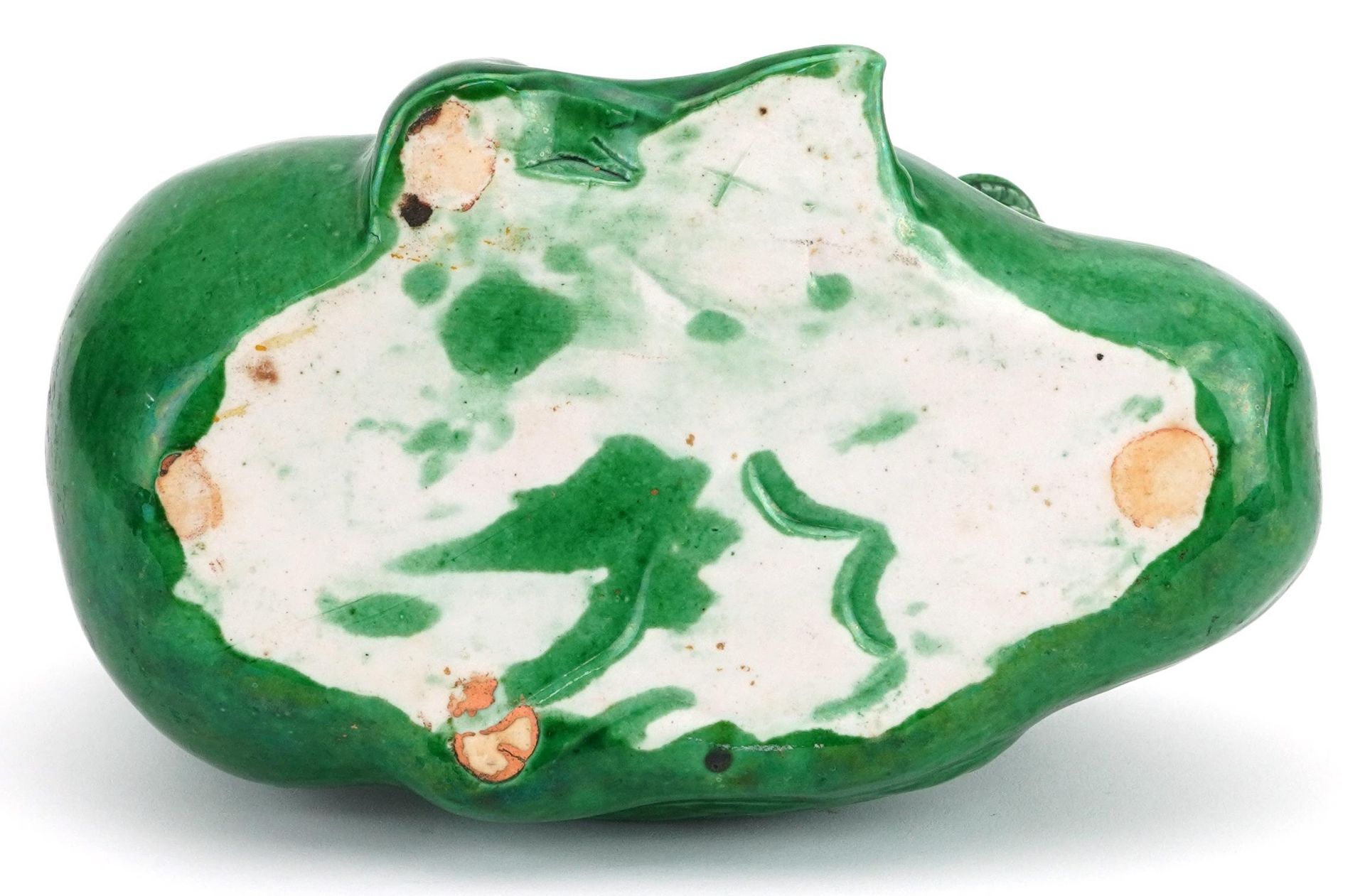 Chinese porcelain Mandarin duck having a green glaze, 18cm in length : For further information on - Bild 7 aus 7