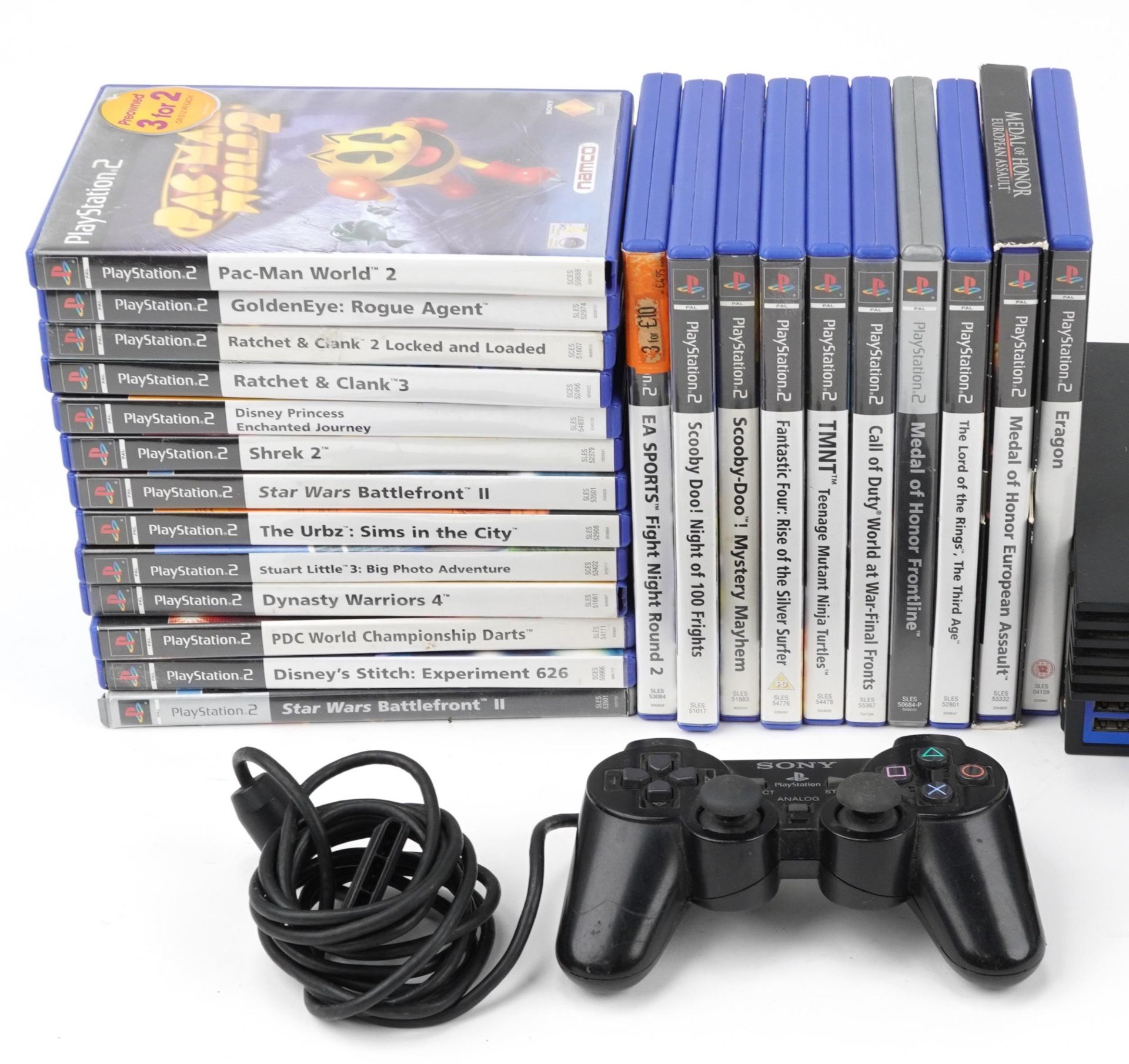 Sony PlayStation 2 games console with a large collection of games : For further information on - Bild 2 aus 3