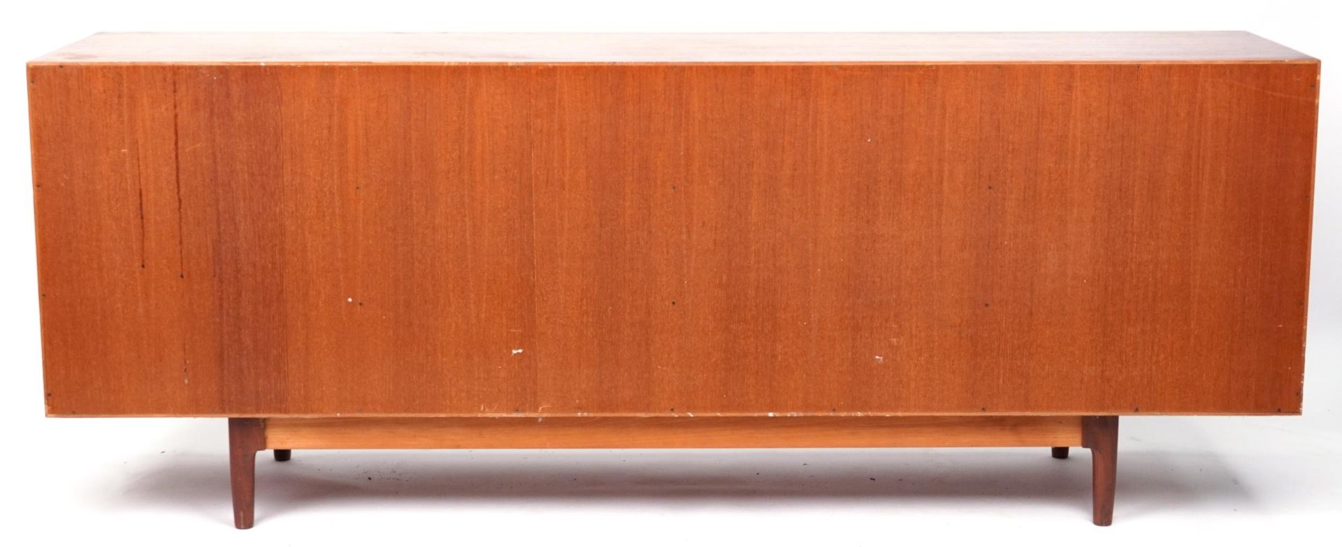 Kofod Larsen for G Plan, mid century teak Danish range sideboard with three cupboard doors and six - Image 4 of 4