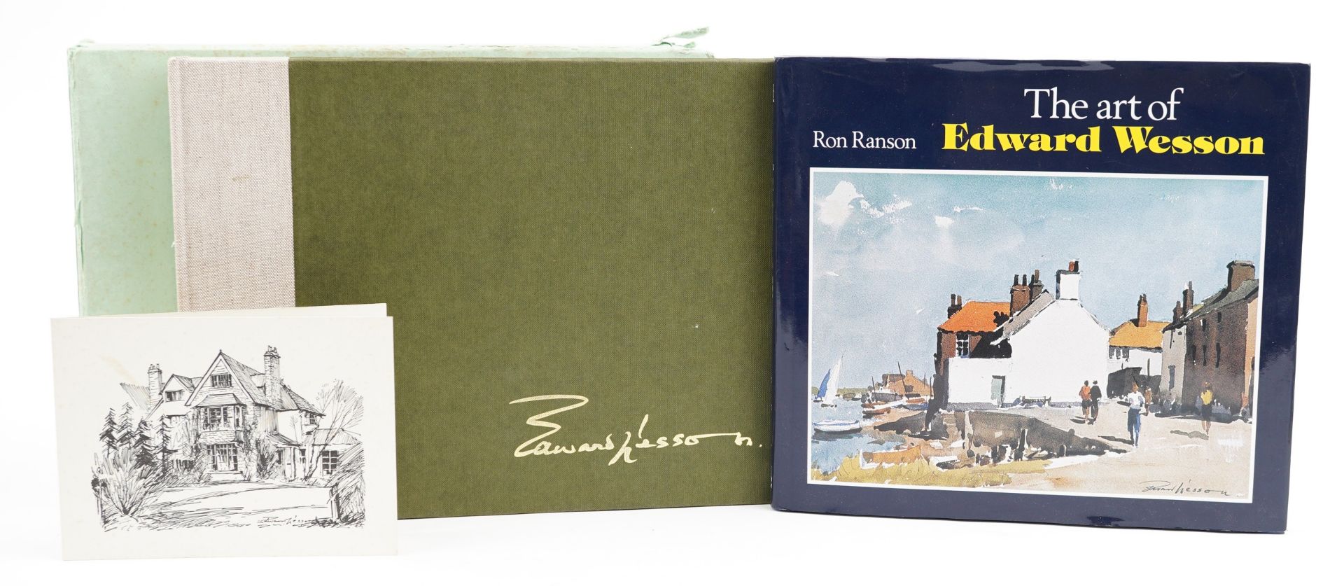Two Edward Wesson related hardback books comprising The Art of Edward Wesson by Ron Ranson and My - Image 2 of 8