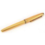 Montblanc Meisterstuck Solitaire fountain pen with 18k gold nib with certificate card : For