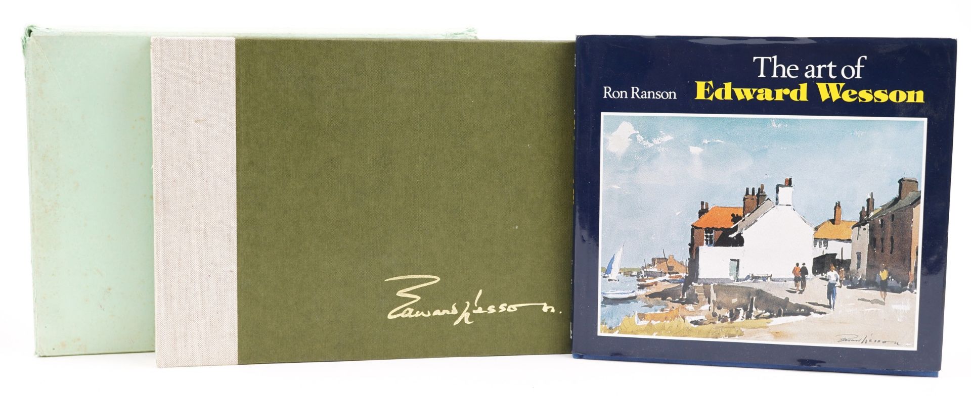 Two Edward Wesson related hardback books comprising The Art of Edward Wesson by Ron Ranson and My