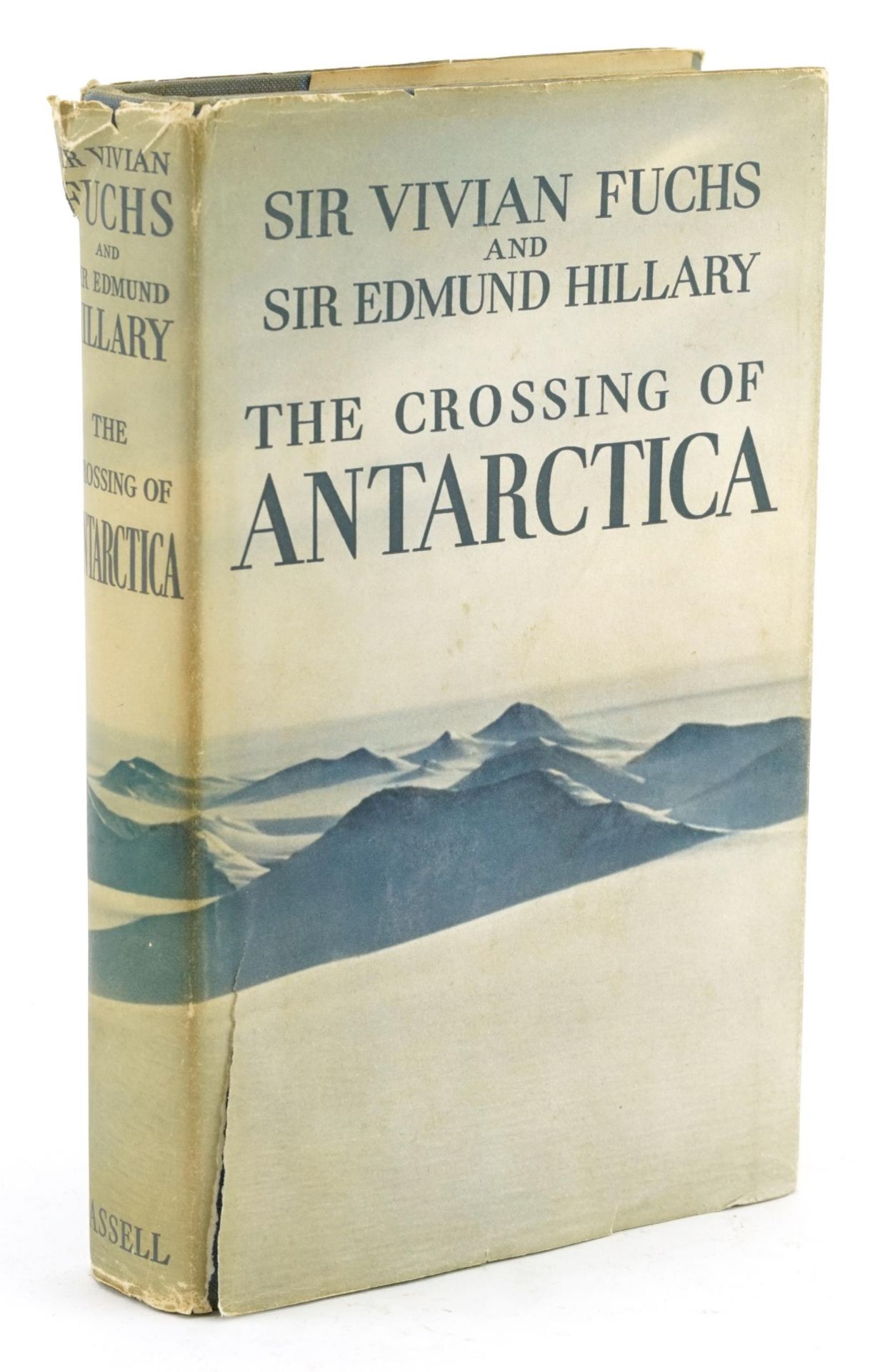 The Crossing of Antarctica, hardback book with dust jacket by Sir Vivian Fuchs and Sir Edmund - Image 2 of 4