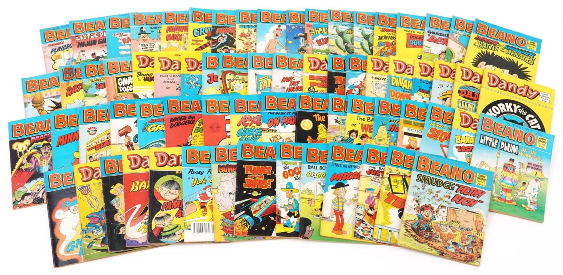 Collection of vintage Beano and Dandy comics, various issues : For further information on this lot