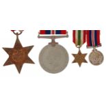 British military World War II pair with matching dress medals : For further information on this