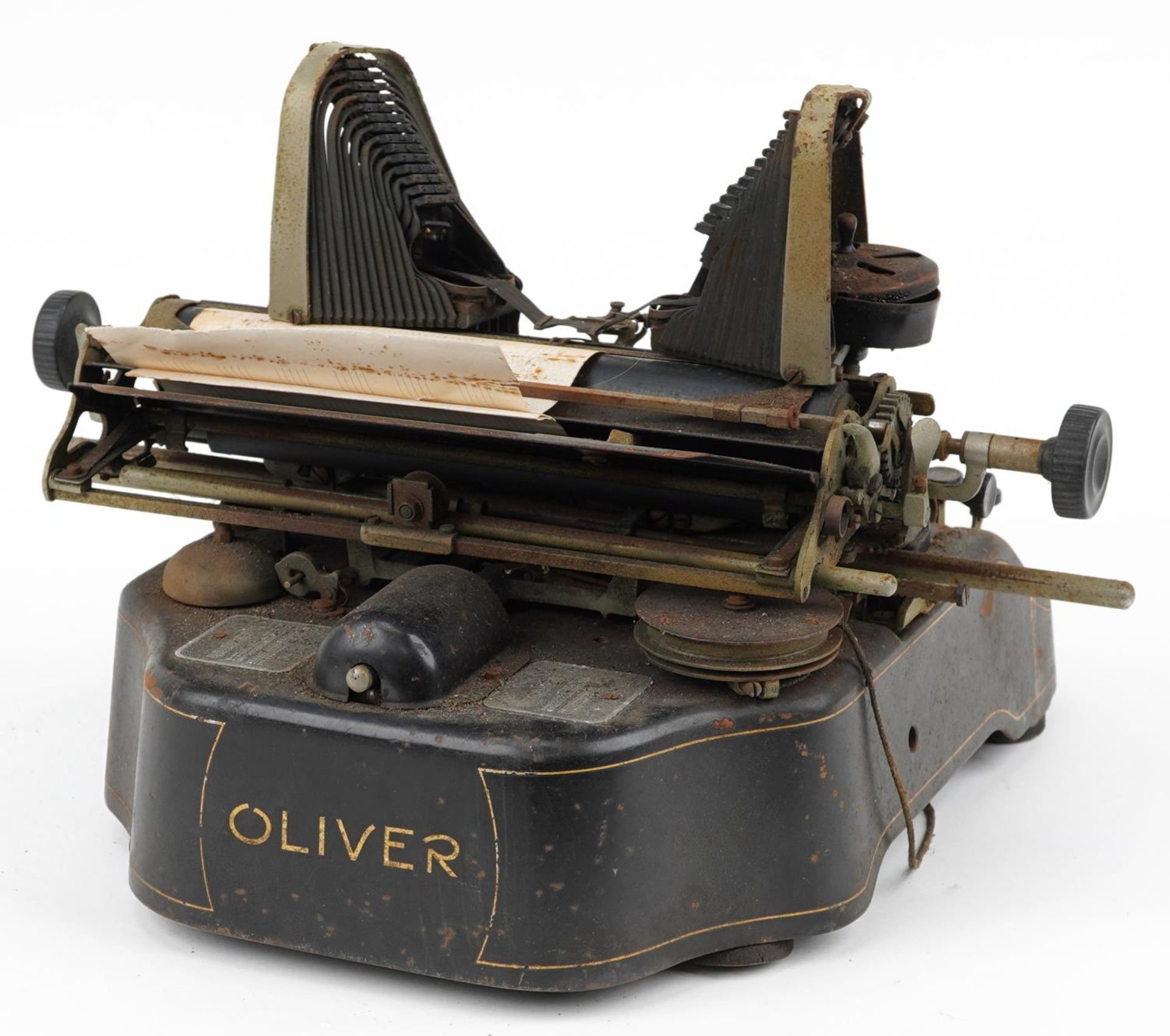 Vintage Oliver no 11 typewriter : For further information on this lot please visit - Image 4 of 4