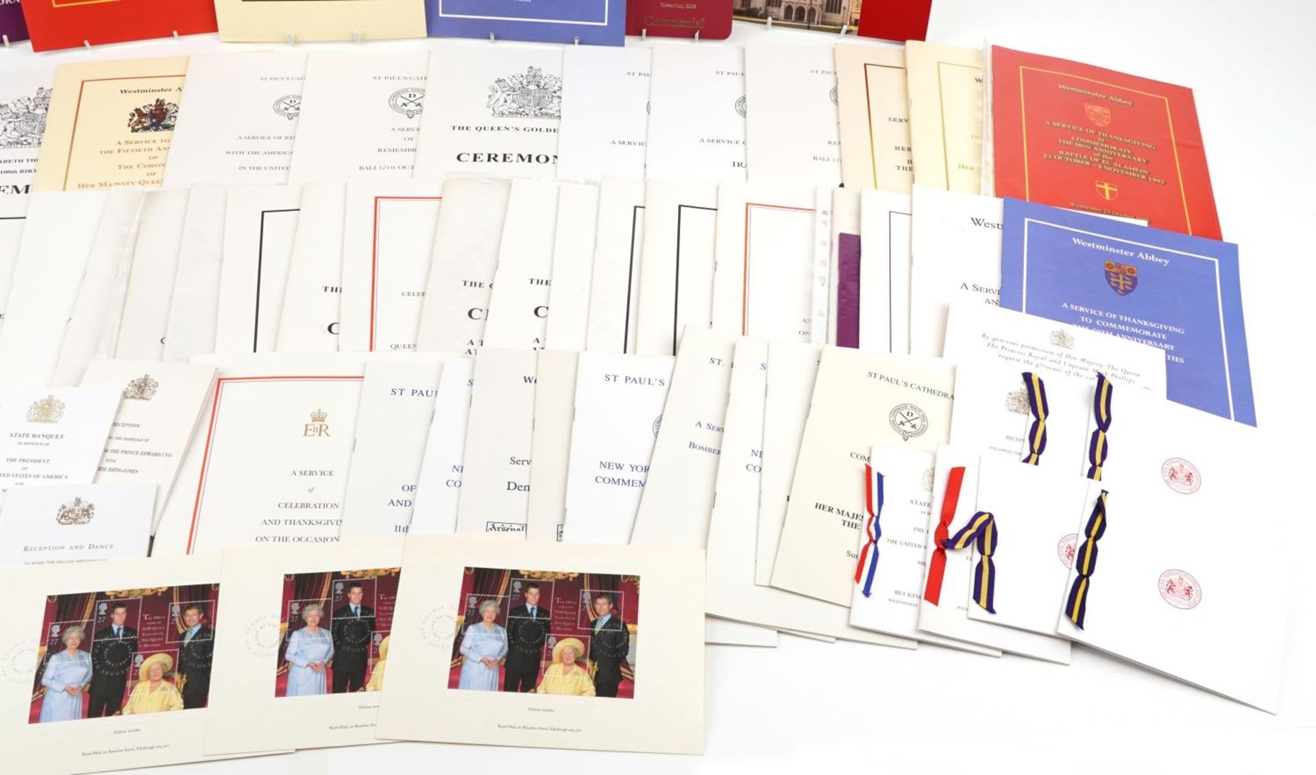 Extensive collection of royal interest service and related booklets including Westminster Abbey 50th - Bild 4 aus 6