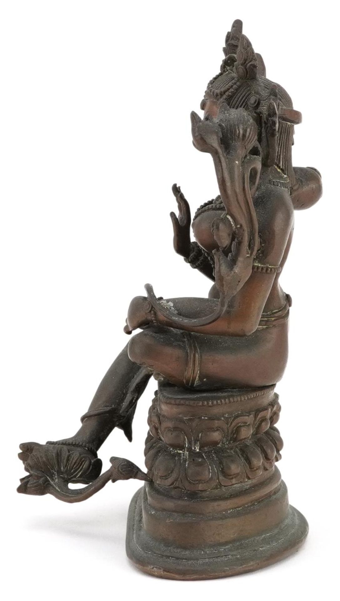 18th century Chinese bronze Buddha of Tara, 15cm high : For further information on this lot please - Bild 2 aus 6