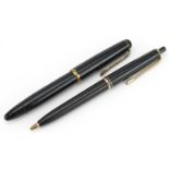 Vintage Montblanc Pix 25 propelling pencil and an Monte Rosa fountain pen : For further