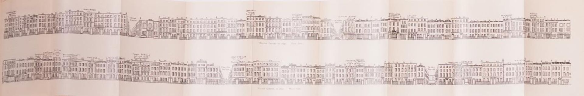 The Romance of Hatton Garden with black and white plates and fold out street map, first edition by - Image 5 of 9