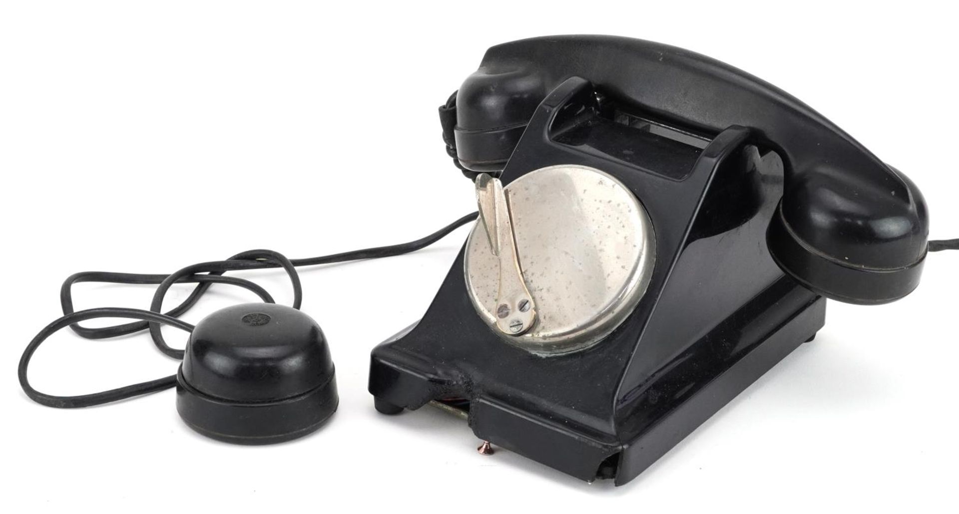 Vintage French L'Etat Telephone, 24cm wide : For further information on this lot please visit