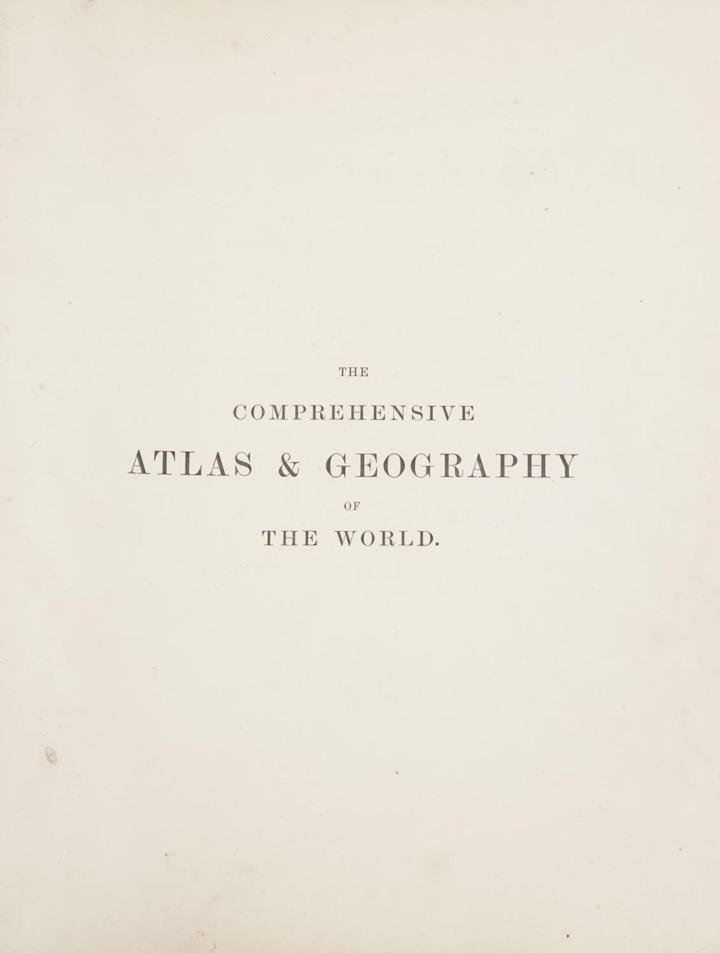 The Comprehensive Atlas & Geography of the World, hardback book with maps and plates by W G Blackie, - Bild 2 aus 9
