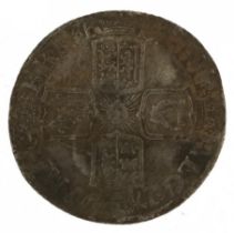 Queen Anne 1711 silver shilling, third bust : For further information on this lot please visit