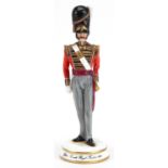Michael Sutty military interest porcelain soldier entitled Officer Seventh Royal Fusiliers 1825,
