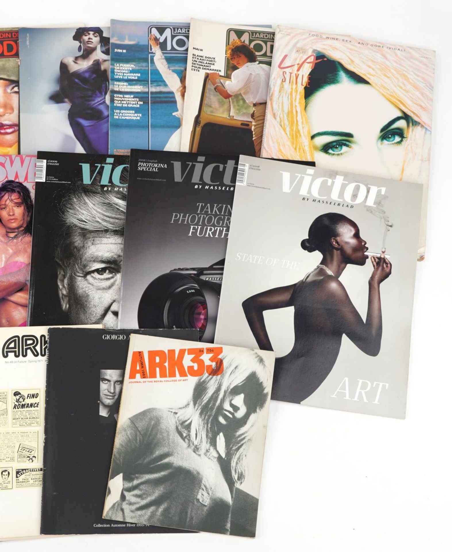 Vintage and later art photography magazines including Ark, Giorgio Armani, Jardin Des Modes, - Image 3 of 3