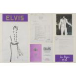 Framed Elvis Presley display, limited edition 612/1000, mounted and framed, 74cm x 48.5cm