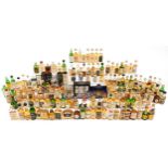 Extensive collection of whisky alcohol miniatures including Bells, Pipers, Sheep Dip, Teachers, JMB,