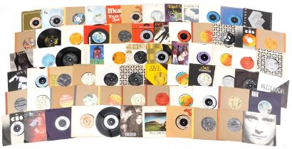 45rpm records including Blondie, Barry Manilow, The Pretenders, Meatloaf and Dire Straits : For