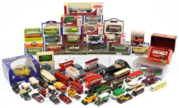 Vintage and later diecast vehicles, some with boxes, including Days Gone Trackside, Oxford Diecast