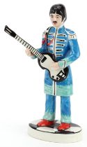 Lorna Bailey hand painted pottery Beatles figure, Legend from Liverpool with certificate, limited