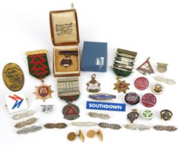 Vintage and later pin badges and Safe Driving Competition awards : For further information on this