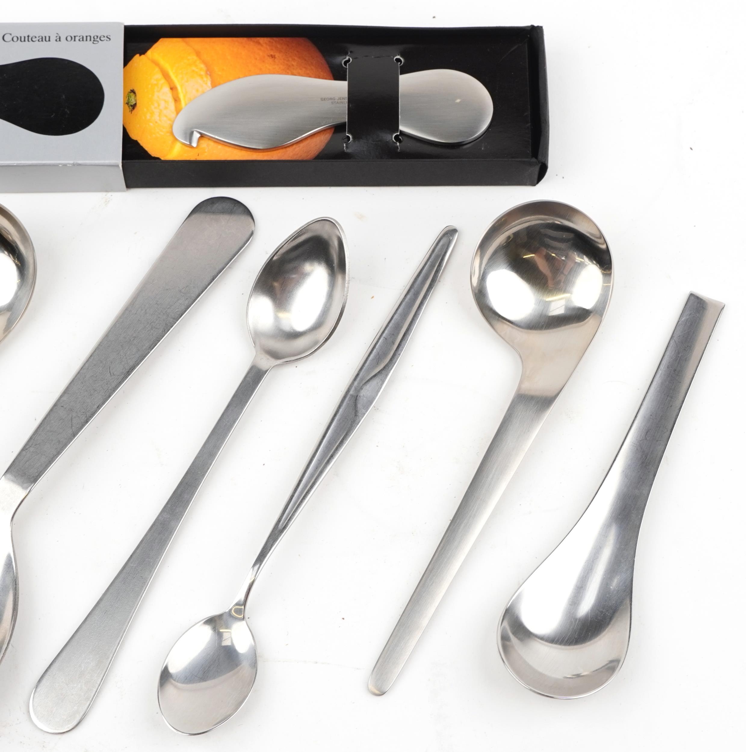 Stainless steel cutlery including Danish : For further information on this lot please visit - Image 3 of 4