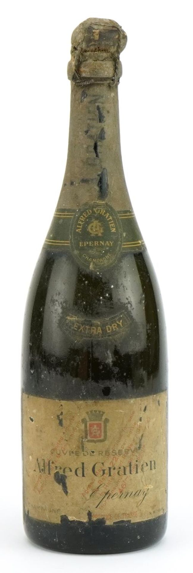 Bottle of Alfred Gratien Extra Dry Champagne : For further information on this lot please visit