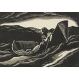 Rockwell Kent - The End, wood engraving, inscribed Published in The Woodcut: An Annual II 1928